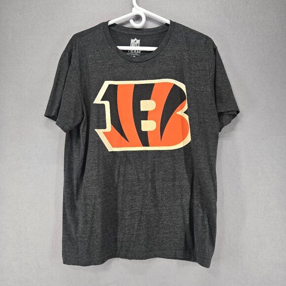 NFL Brand Cincinnati Bengals Short Sleeve T-shirt, Dark Gray, Large - Picture 1 of 3